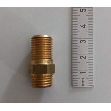 Fitting  1/4"-os közcsavar réz